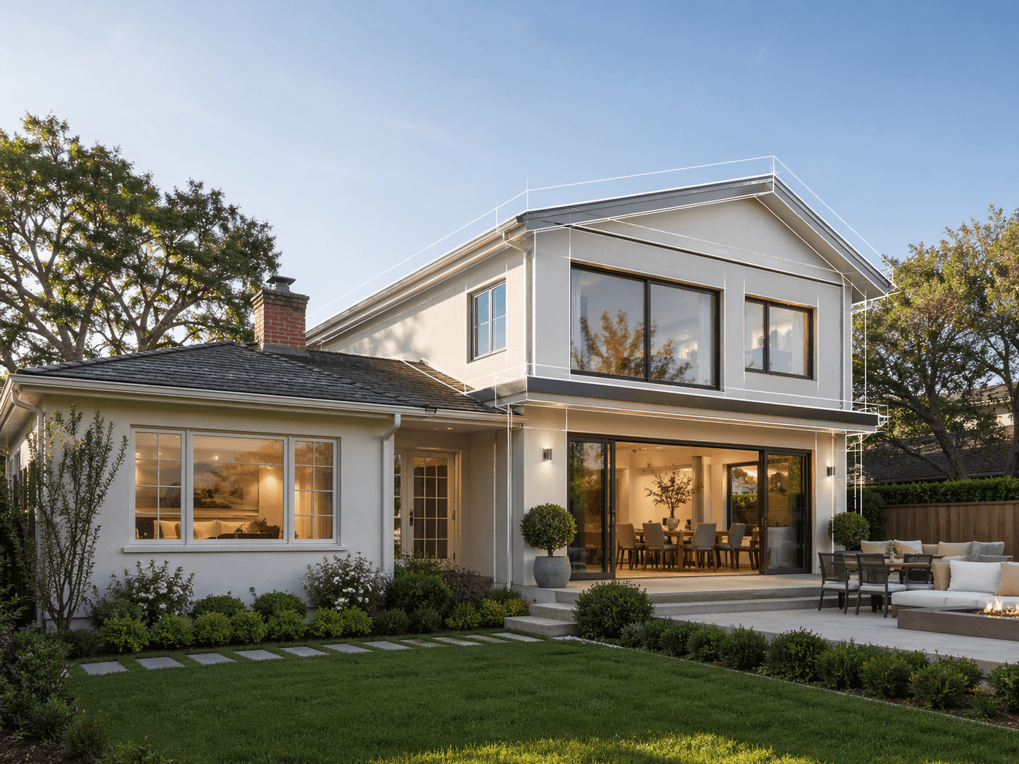 Home addition and renovation project